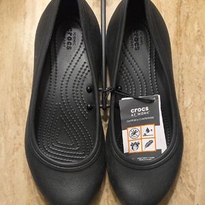 CROCS Women's Black Comfort Mules